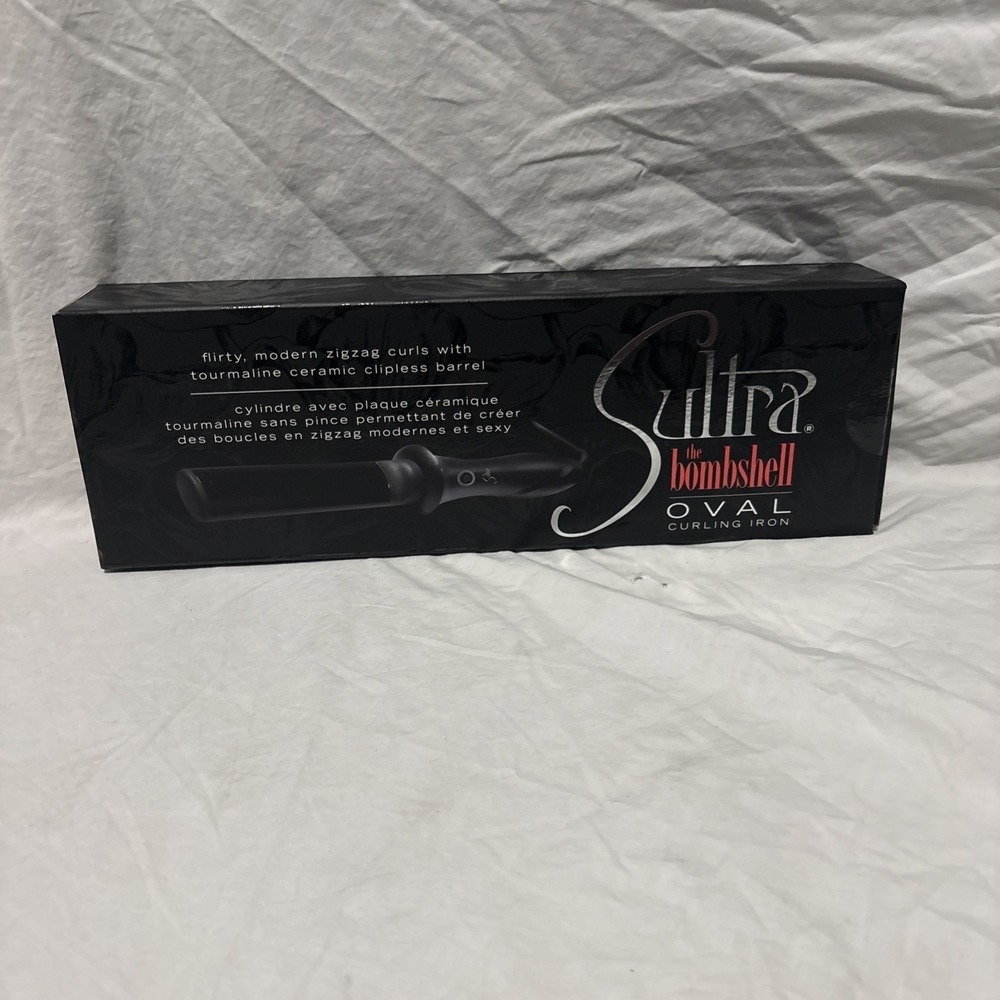 Sultra The Bombshell‎ Oval Curling Iron Flirty Modern Zigzag Curls